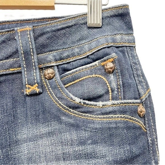 Rock Revival Jeans Chrissie Bootcut FDL Back Flap Pocket Dark Wash Denim Size 29 - Picture 8 of 14